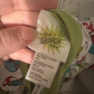 Dr. Seuss The Grinch Pajama dog Top with Green and White